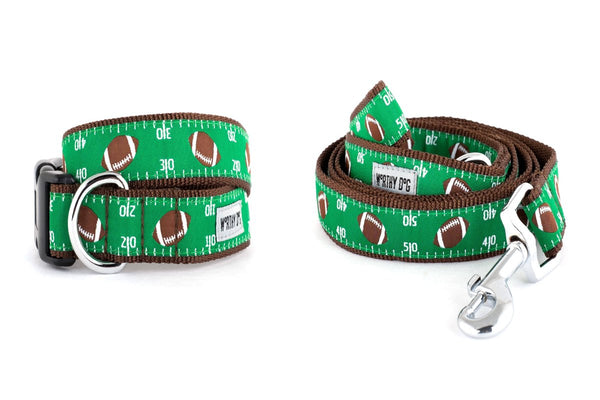 Football Field Walk Set – Collar & Leash