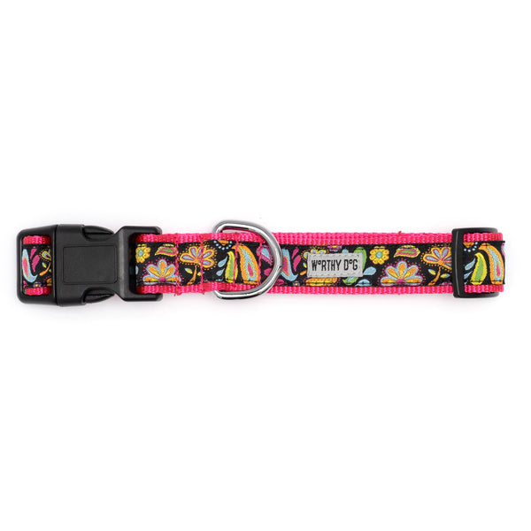 Floral Paisley Walk Set – Collar & Leash