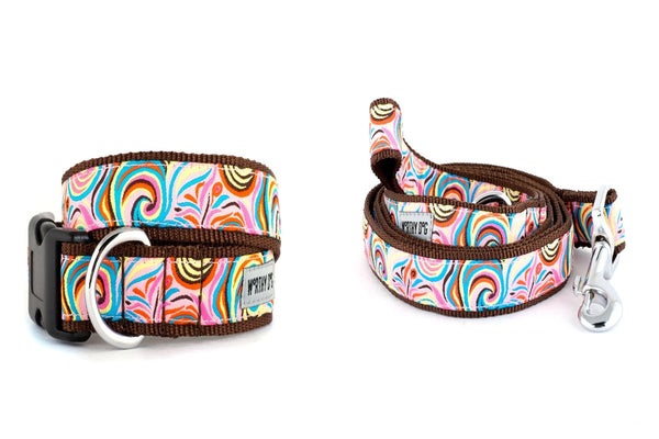 Swirly Walk Set – Collar & Leash