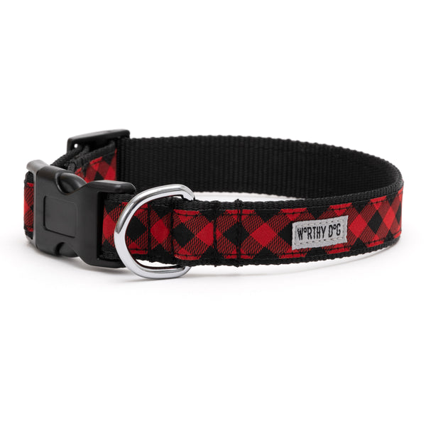 Bias Buffalo Plaid Walk Set – Collar & Leash