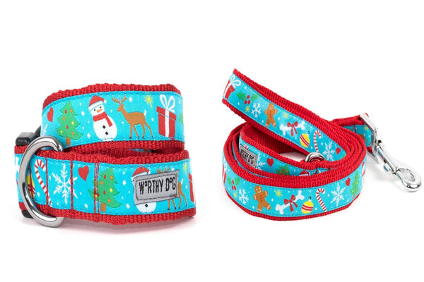 Winter Wonderland Walk Set – Collar & Leash