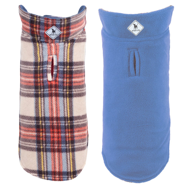 Fargo Fleece Dog Jacket – Cozy, Stylish & Easy to Wear