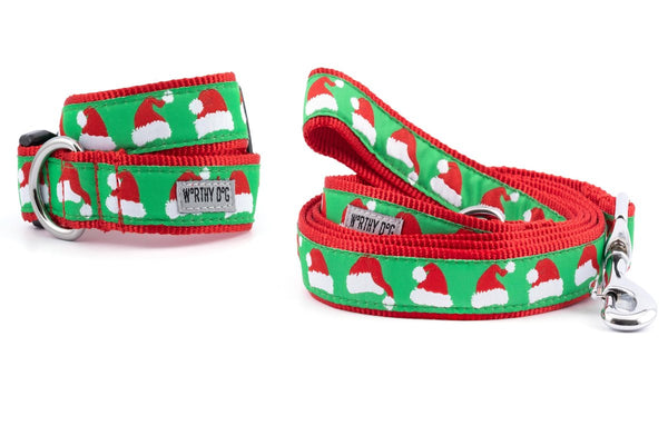 Santa Hats Walk Set – Collar & Leash