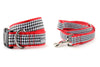 Houndstooth B/W Walk Set – Collar & Leash