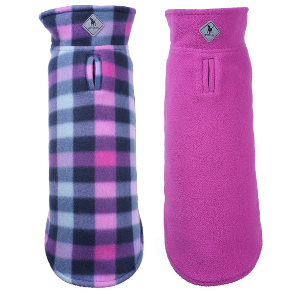 Fargo Fleece Dog Jacket – Cozy, Stylish & Easy to Wear