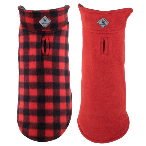 Fargo Fleece Dog Jacket – Cozy, Stylish & Easy to Wear