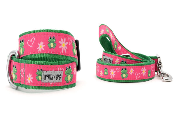 Ribbit Walk Set – Collar & Leash