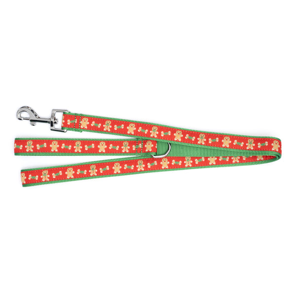Gingerbread Bones Walk Set – Collar & Leash