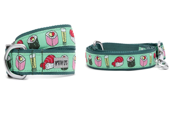 Sushi Walk Set – Collar & Leash