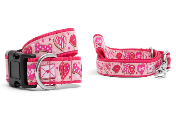 Love & Kisses Walk Set – Collar & Leash