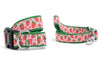 Strawberries Walk Set – Collar & Leash