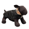Reversible Faux Leather Dog Jacket