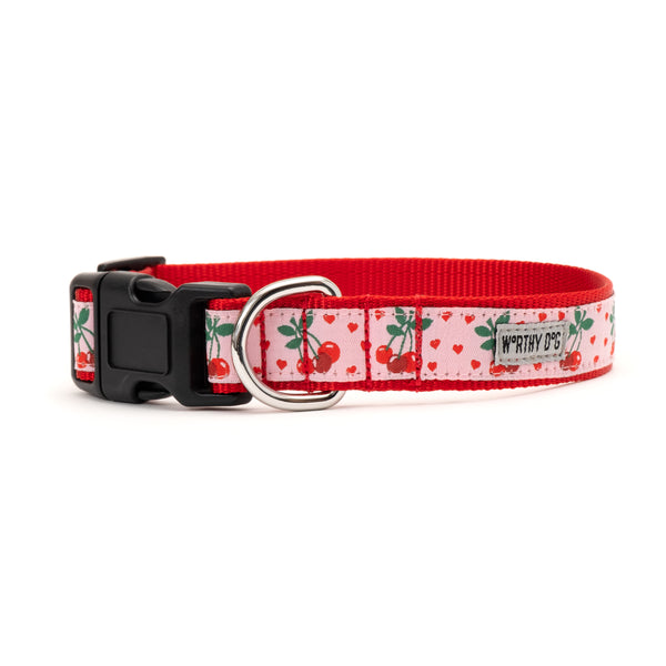 Cherries Jubilee Walk Set – Collar & Leash