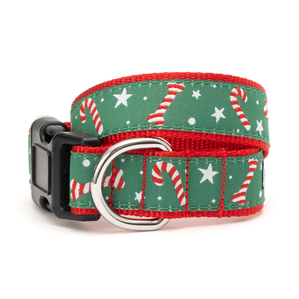 Candy Cane Dog Collar