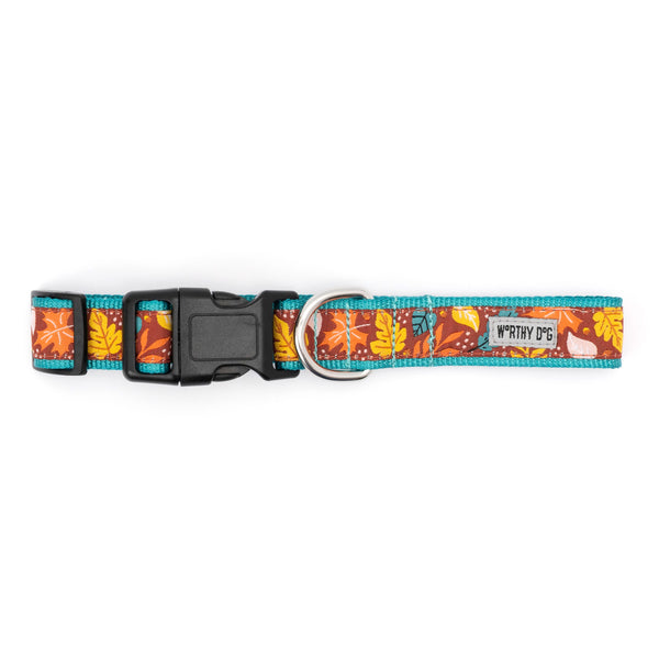Falling Leaves Dog Collar