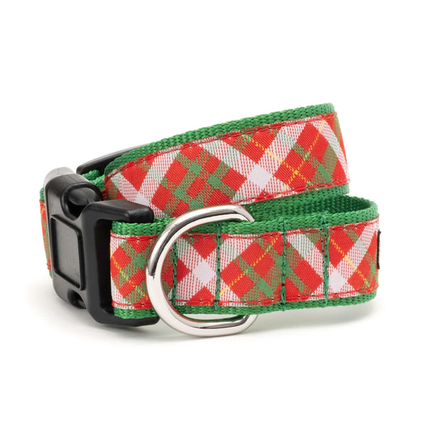 Holiday Plaid Dog Collar