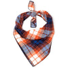 Rust/Navy Plaid Bandana