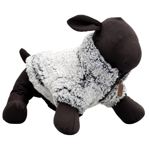 Wubby Fleece Quarter-Zip Pullover for Dogs