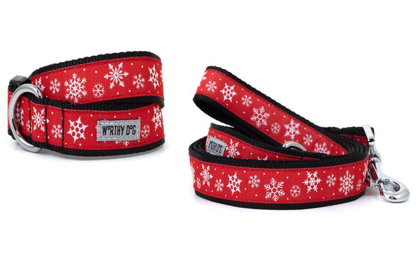 Let It Snow Walk Set – Collar & Leash