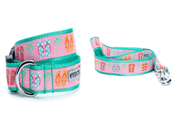 Flip Flops Walk Set – Collar & Leash