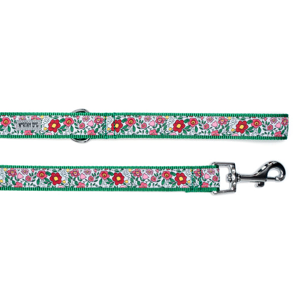 Spring Garden Walk Set – Collar & Leash