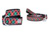 Holiday Check Walk Set – Collar & Leash