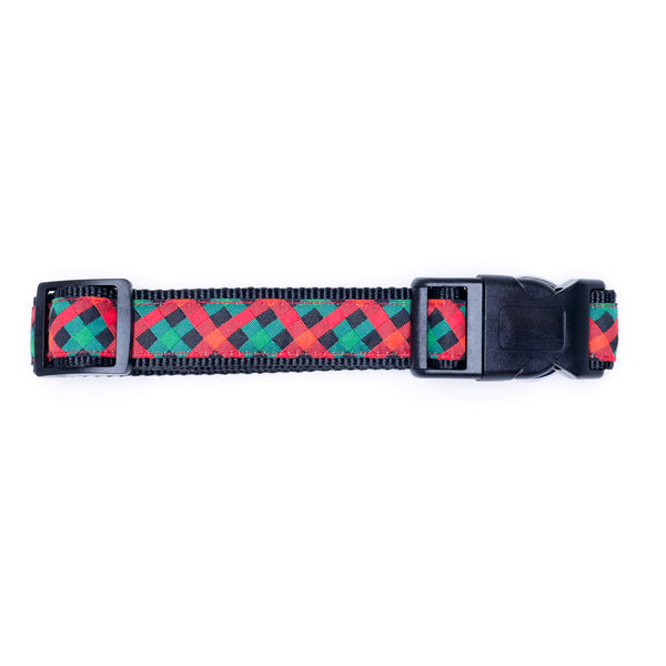 Holiday Check Collar