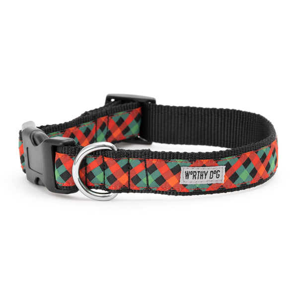 Holiday Check Collar