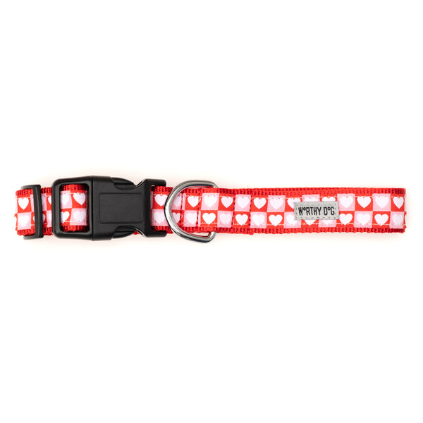 Colorblock Hearts Collar