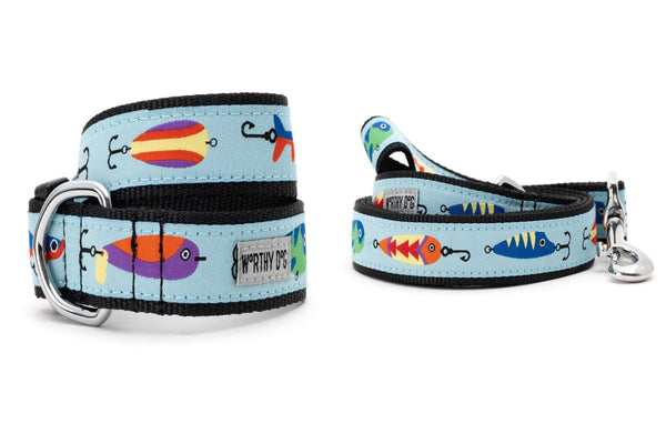 Gone Fishin' Walk Set – Collar & Leash