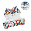 Raindrop Pattern Dog Harness Set – Vest or Dress Style with Matching Leash