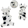 Cow Print Hooded Dog Pajamas – Ultra Plush Cozy Bodysuit