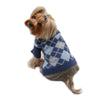 Argyle Dog Turtleneck Sweater