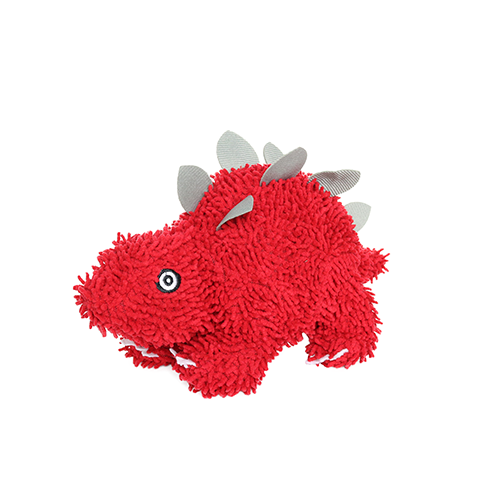 Mighty Microfiber Ball Med Stegosaurus Red