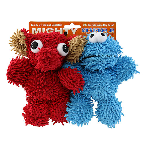 Mighty Jr Microfiber Ball Monster and Elephant 2 Pack