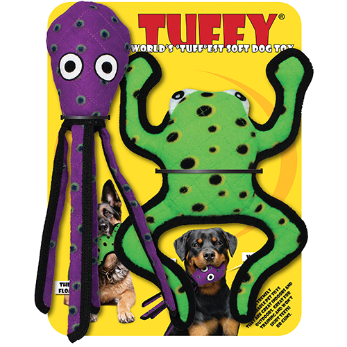 Tuffy Phrog Leaping - Squid Purple 2pk