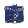 American River Choke Free Dog Harness Polka Dot Collection - Navy Polka Dot