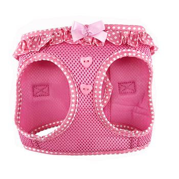 American River Choke Free Dog Harness Polka Dot Collection - Pink Polka Dot