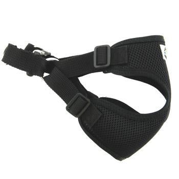 Wrap and Snap Choke Free Dog Harness by Doggie Design - Black