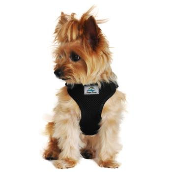 Wrap and Snap Choke Free Dog Harness by Doggie Design - Black