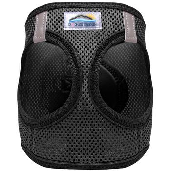 American River Solid Ultra Choke Free Dog Harness - Black