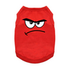 Angry Face Dog Shirt - Flame Scarlet Red