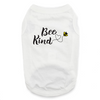 Bee Kind Dog Shirt - White