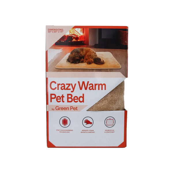 Crazy Warm Pet Bed – Self-Warming Orthopedic Pad for Dogs & Cats