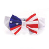 White Collar Bow Tie Set with 4 Interchangeable Bows