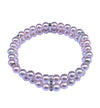 2 Row Pretty Pearl Choker Necklace, Blush