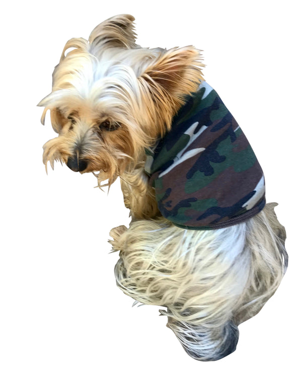 Olive Camo Tank with Curved bottom