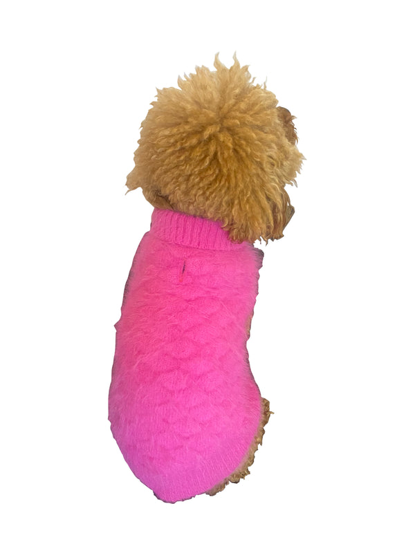 Miranda Mermaid Sweater, Hot Pink