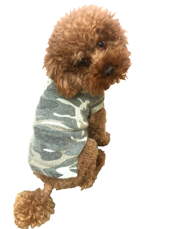 Camouflage Mockneck, Vintage Olive