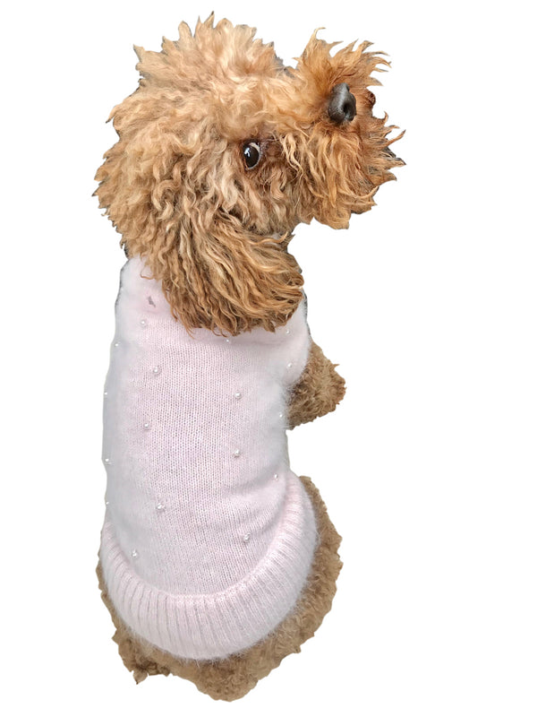 Pearly Girl Sweater, Blush